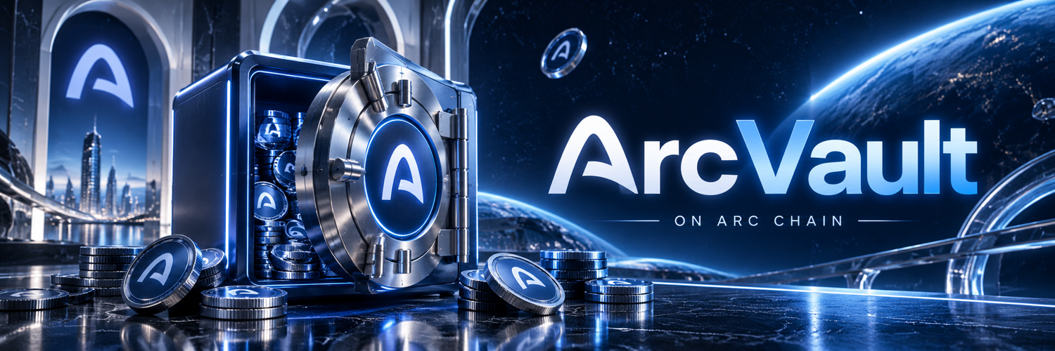 ArcVault metallic vault with Arc branding
